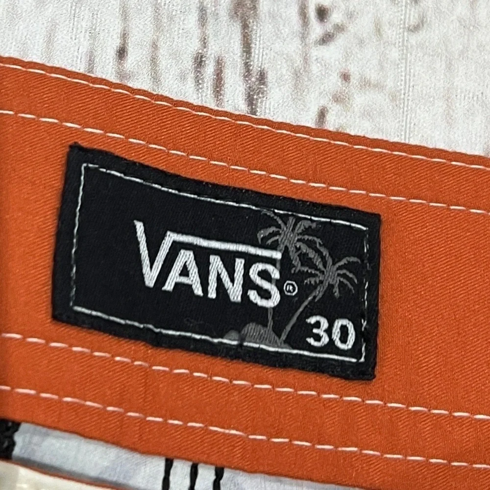 Vans Beach Summer Board Shorts Floral Bathing Suit Swim Trunks Men's Size 30